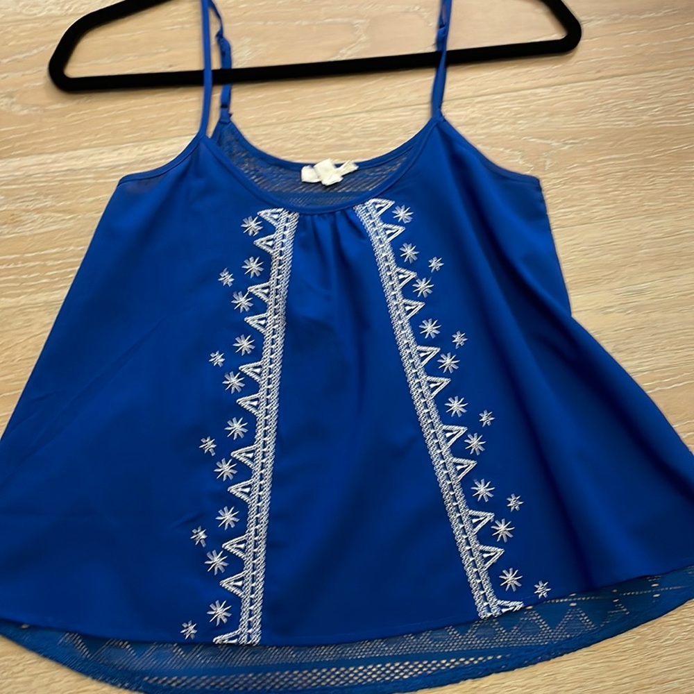 Blue tank